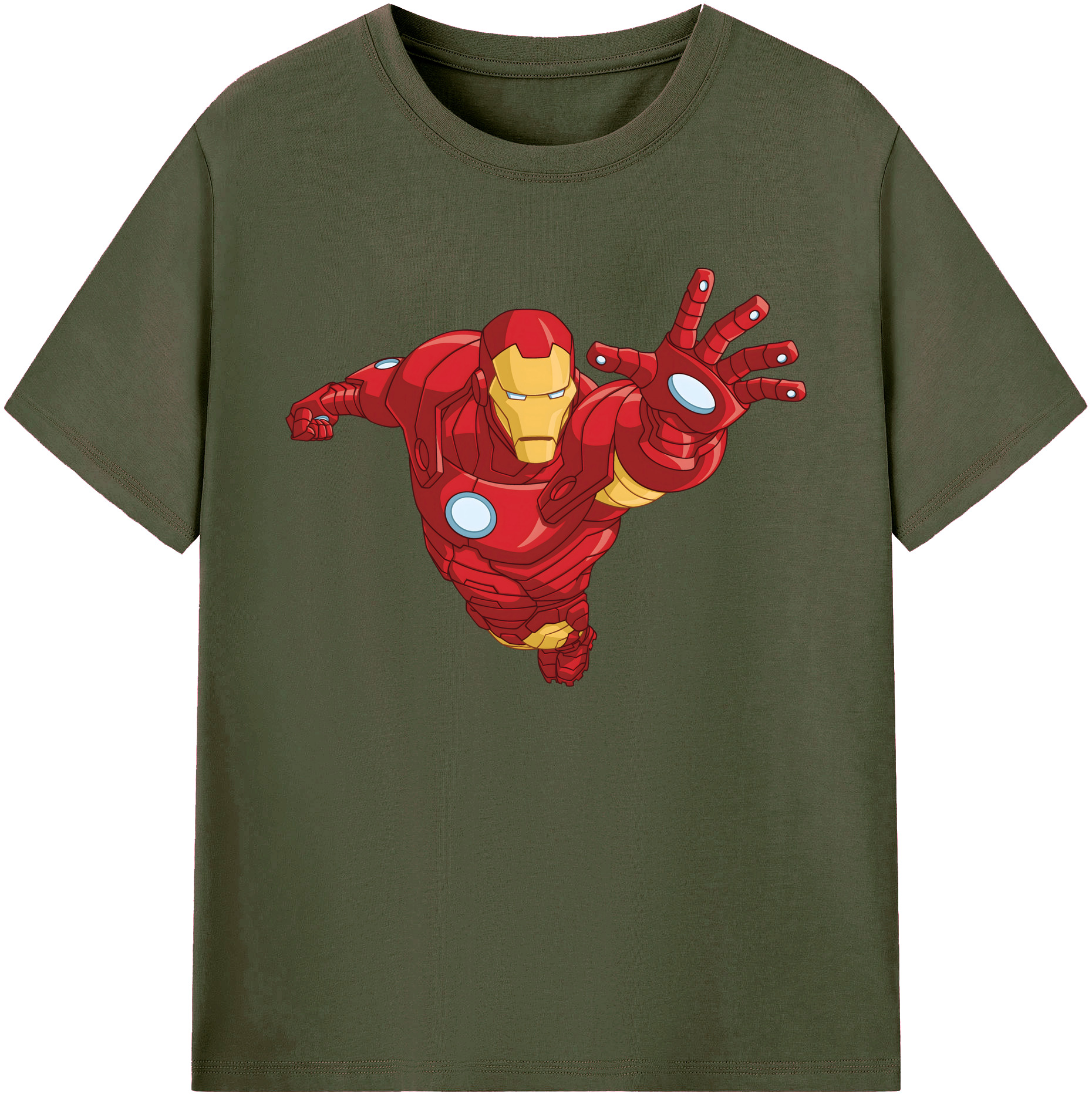 （画像用） アベンジャーズ The Avengers 綿100％ メンズ半袖Tシャツ｜肌触りやわらか＆通気性